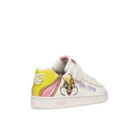 Geox Kids Geox Junior Girl White Looney Tunes Eclyper Sneakers - J65LRH