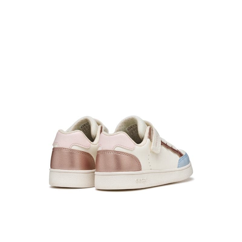 Geox Kids Geox Junior Girl White Low Top Eclyper Sneakers - J65LRB