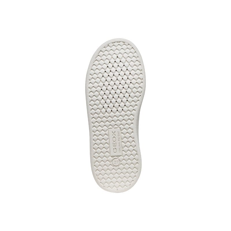 Geox Kids Geox Junior Girl White Low Top Eclyper Sneakers - J65LRB