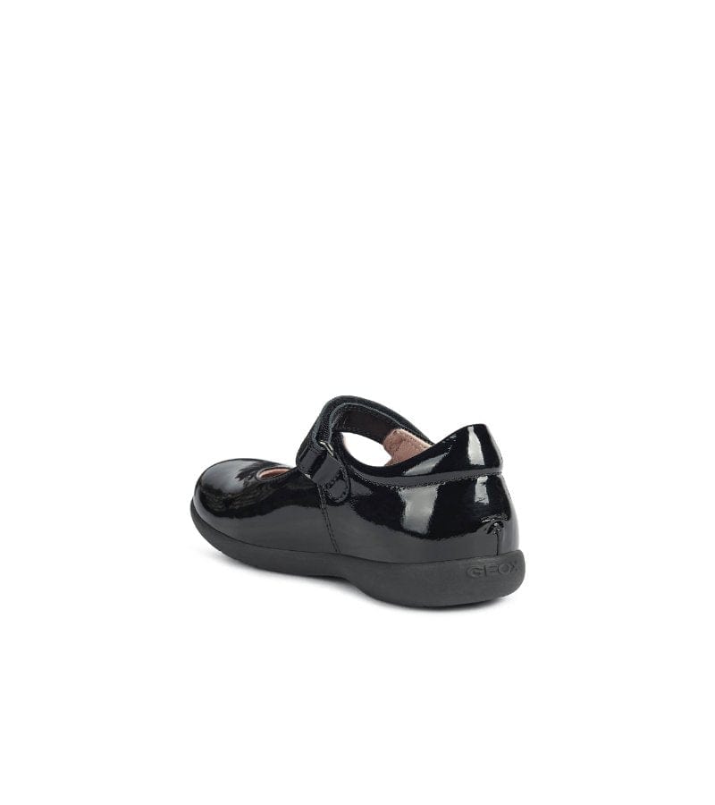Geox Kids Geox Junior Girls Black School Shoe J16FHA