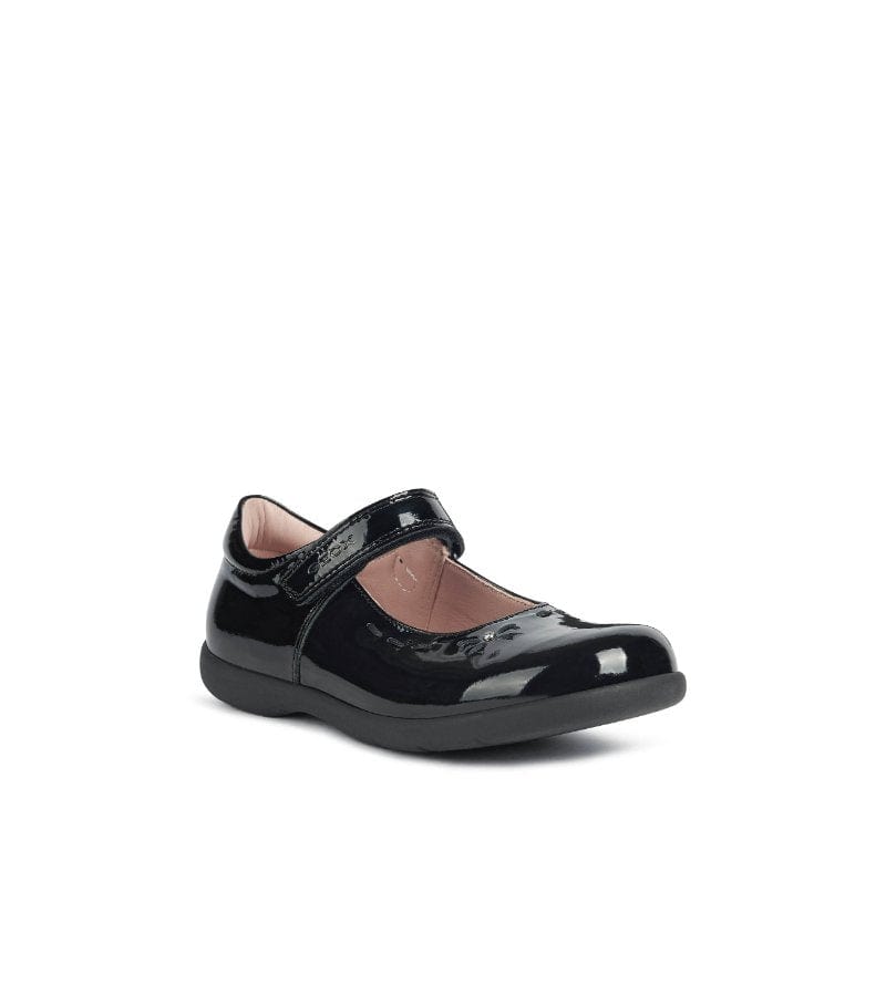 Geox Kids Geox Junior Girls Black School Shoe J16FHA