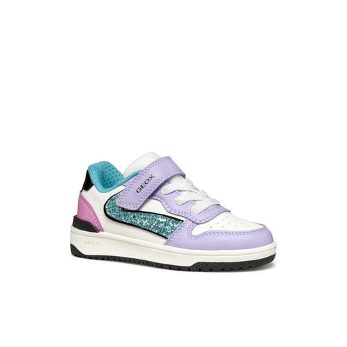 Geox Kids Geox Junior Purple Washiba Girl Low Top Sneakers J55HXA