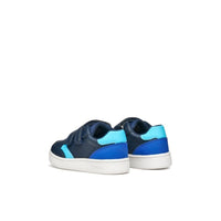 Geox Kids Geox Navy Eclyper Sneakers With Straps B555LA
