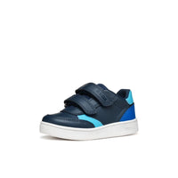 Geox Kids Geox Navy Eclyper Sneakers With Straps B555LA
