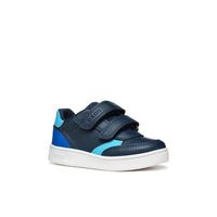 Geox Kids Geox Navy Eclyper Sneakers With Straps B555LA