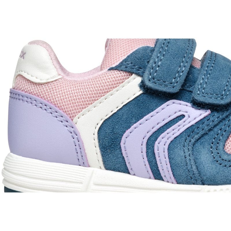 Geox Kids Geox Pink Alben Baby Sneakers With Straps B453ZA