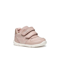 Geox Kids Geox Pink Zapito Baby Girl Sneakers With Straps B556DA