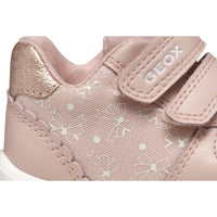 Geox Kids Geox Pink Zapito Baby Girl Sneakers With Straps B556DA