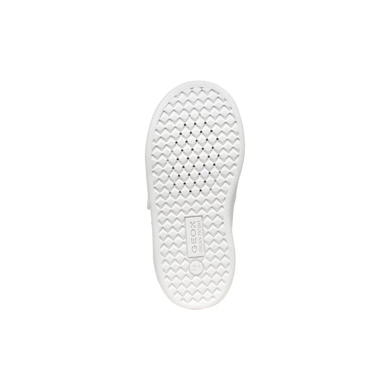 Geox Kids Geox White Eclyper Baby Sneakers With Straps B555MA