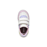 Geox Kids Geox White Eclyper Baby Sneakers With Straps B555MA