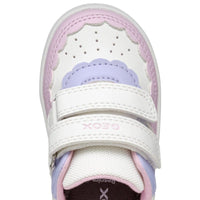 Geox Kids Geox White Eclyper Baby Sneakers With Straps B555MA