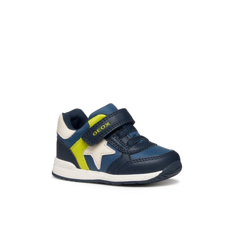 Geox Kids GREY / 3.5UK Geox Infants Boys Navy B Rishon Sneakers - B560RA