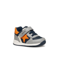 Geox Kids GREY / 4.5UK Geox Infants Boys Grey B Rishon Sneakers - B560RA