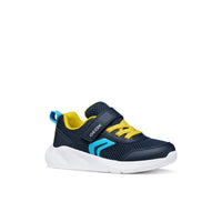 Geox Kids NAVY / 10UK Geox Junior Boys Navy Low Top Sprintye Sneakers - J36GBA