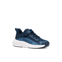Geox Kids NAVY / 10UK Geox Junior Boys Navy Velcro Strap Pro Ran Sneakers - J663KA