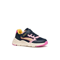 Geox Kids NAVY / 10UK Geox Junior Girl Navy Loftus Sneakers -  J46M2A