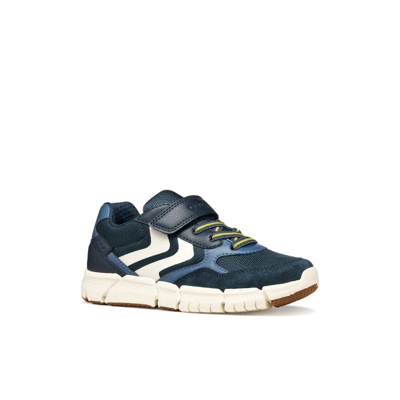 Geox Kids NAVY / 11UK Geox Junior Boys Navy Low Top Flexyper Sneakers - J459BB