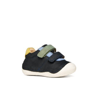Geox Kids NAVY / 2.5UK Geox Infants Boys Navy Velcro Straps Tutim Prewalk Sneakers - B9439A