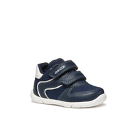 Geox Kids NAVY / 3.5UK Geox Infants Boys Navy with Straps Zapito Sneakers -  B556CA