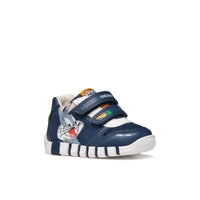 Geox Kids NAVY / 4.5UK Geox Infants Boys Navy Looney Tunes Iupidoo Sneakers - B6555B