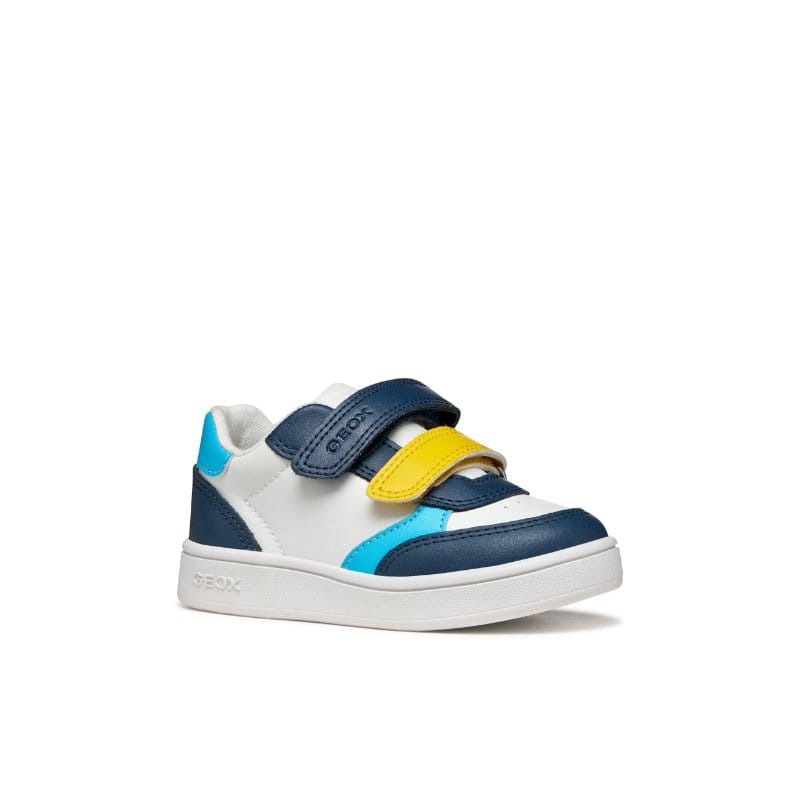 Geox Kids NAVY / 6UK Geox Infants Boys Navy with Double Straps Eclyper Sneakers - B555LA