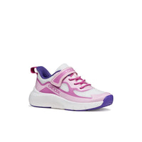 Geox Kids PINK / 10UK Geox Junior Girl Pink Low Top Single Riptape Pro Ran Sneakers - J65PAC