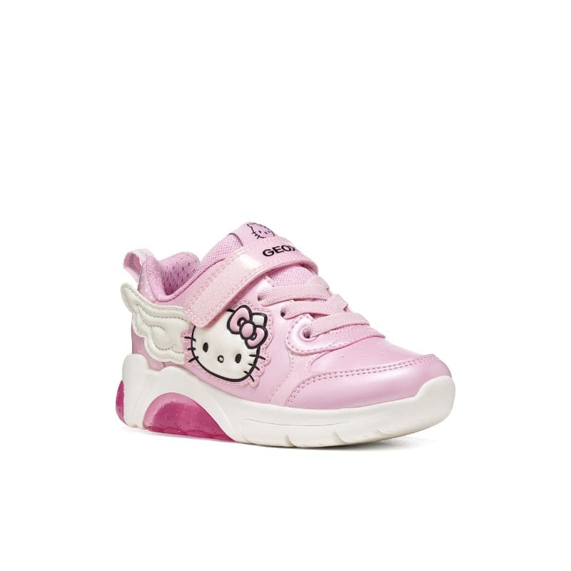 Geox Kids PINK / 8.5UK Geox Junior Girl Pink Hello Kitty Fadinlight Sneakers - J66M4C