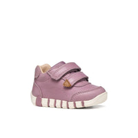 Geox Kids PURPLE / 3UK Geox Infants Girls Purple Velcro Strap Iupidoo Sneakers - B5658C