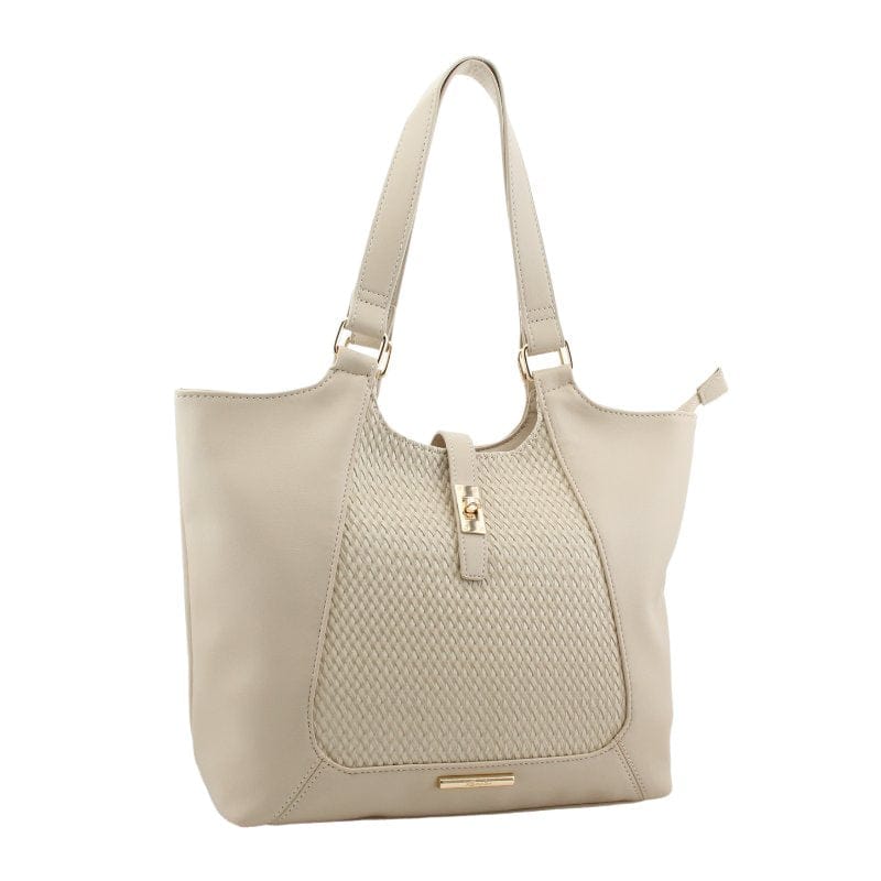 Gionni Womens BEIGE / ONE SIZE Gionni Womens Beige Dahlia Large Tote Bag - 18H1651