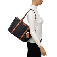Gionni Womens BLACK / ONE SIZE Gionni Womens Black Large Shopper Bag Angele - 11G2821