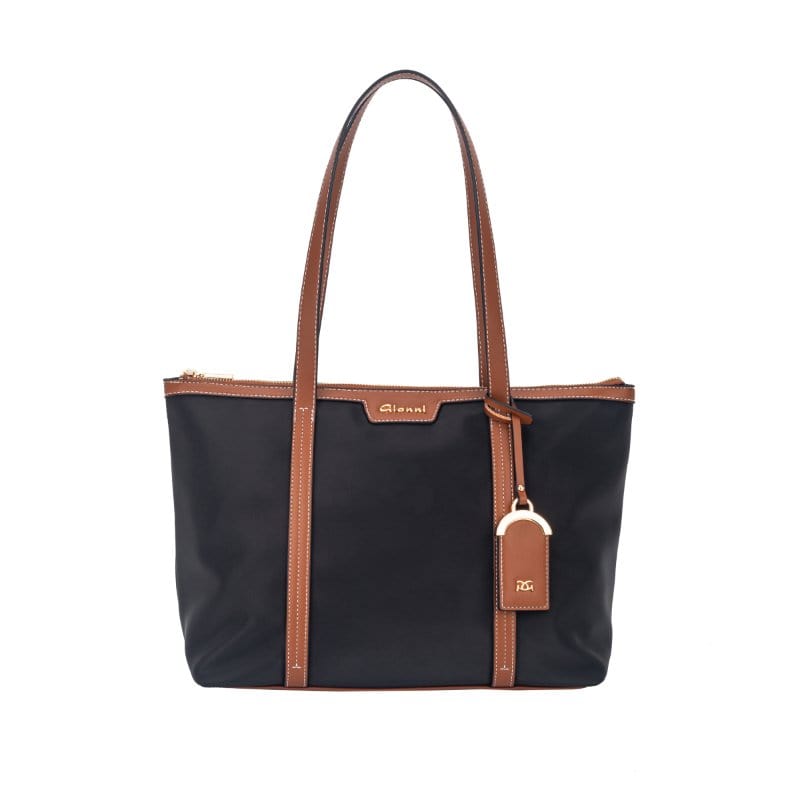 Gionni Womens BLACK / ONE SIZE Gionni Womens Black Large Shopper Bag Angele - 11G2821