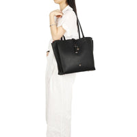 Gionni Womens BLACK / ONE SIZE Gionni Womens Black Large Tote Bag Coralie - 11G2826
