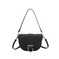 Gionni Womens BLACK / ONE SIZE Gionni Womens Black Medium Saddle Bag Claire - 11G2828
