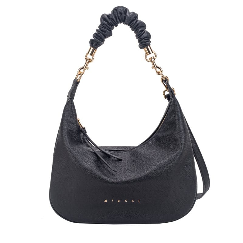 Gionni Womens BLACK / ONE SIZE Gionni Womens Black Musk Curved Hobo Bag - 11G2913