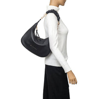 Gionni Womens BLACK / ONE SIZE Gionni Womens Black Musk Curved Hobo Bag - 11G2913