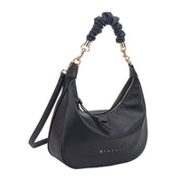 Gionni Womens BLACK / ONE SIZE Gionni Womens Black Musk Curved Hobo Bag - 11G2913
