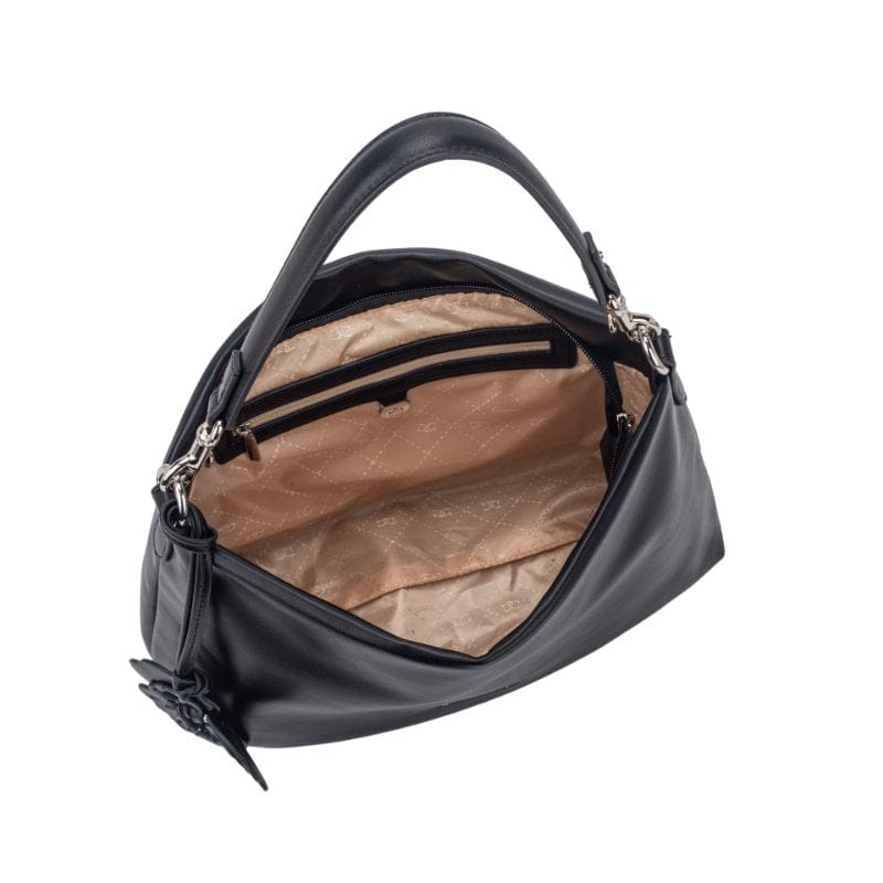 Gionni Womens BLACK / ONE SIZE Gionni Womens Black Onyx Slouchy Hobo Bag - 11G2883