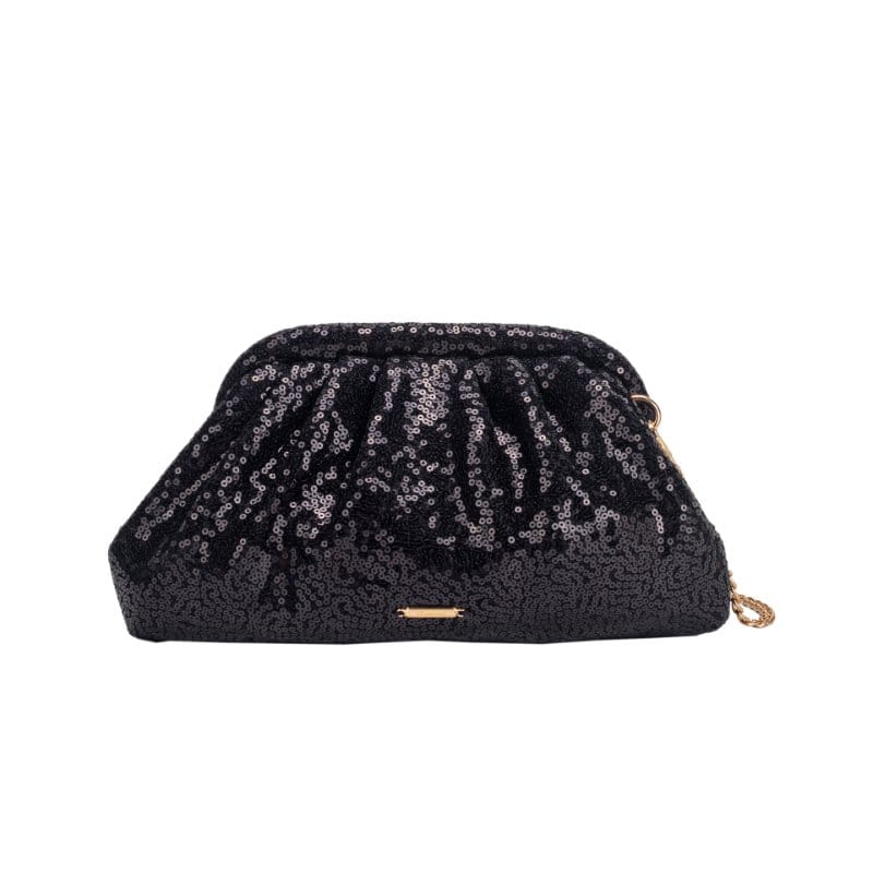 Gionni Womens BLACK / ONE SIZE Gionni Womens Daiquiri Sequin Clutch Bag - 11G2899