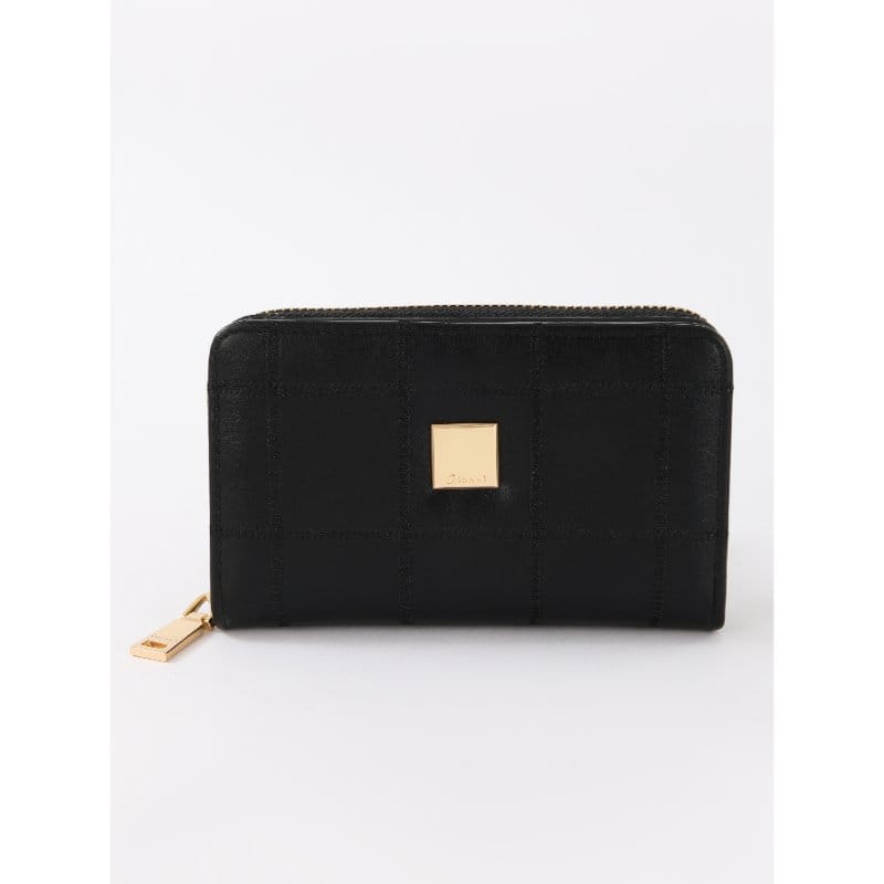 Gionni Womens BLACK / ONE SIZE Gionni Womens Jet 15cm Zip & Button Purse - 20G1257