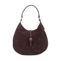 Gionni Womens BROWN / ONE SIZE Gionni Womens Brown Curved Hobo Bag Amandine - 11G2795