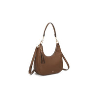 Gionni Womens BROWN / ONE SIZE Gionni Womens Brown Curved Shoulder Bag Charlotte - 11G2818