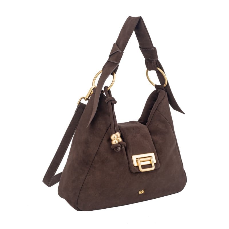 Gionni Womens BROWN / ONE SIZE Gionni Womens Brown Ember Soft Shoulder Bag - 11G2905