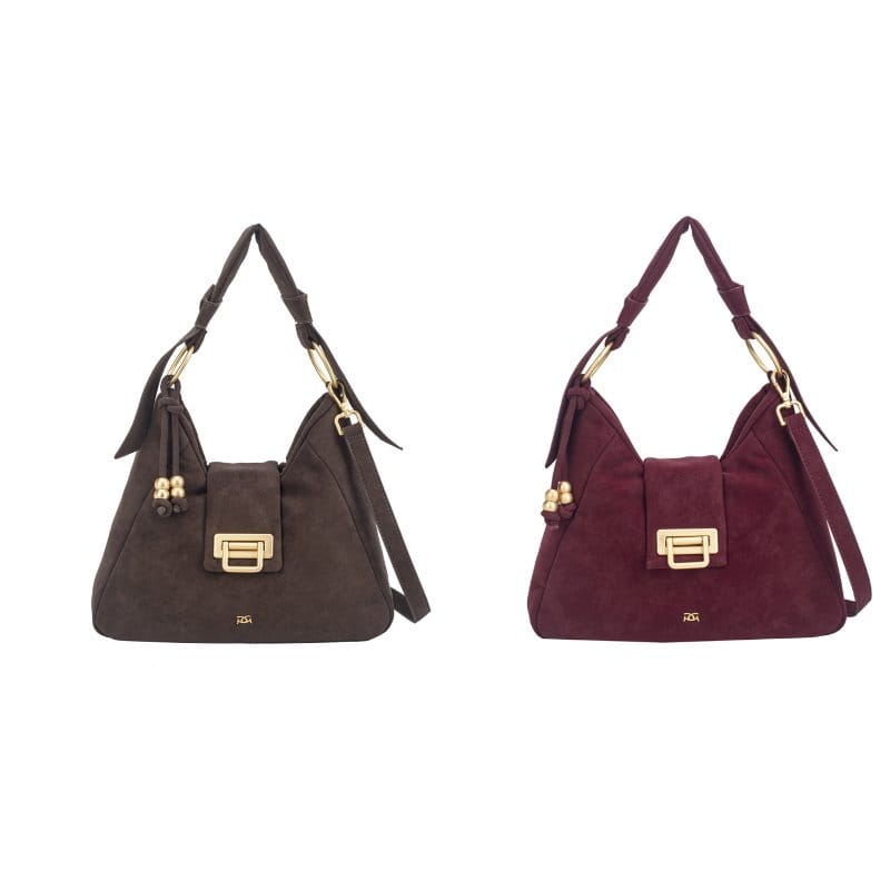Gionni Womens BURGUNDY / ONE SIZE Gionni Womens Burgundy Ember Soft Shoulder Bag - 11G2905