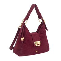 Gionni Womens BURGUNDY / ONE SIZE Gionni Womens Burgundy Ember Soft Shoulder Bag - 11G2905