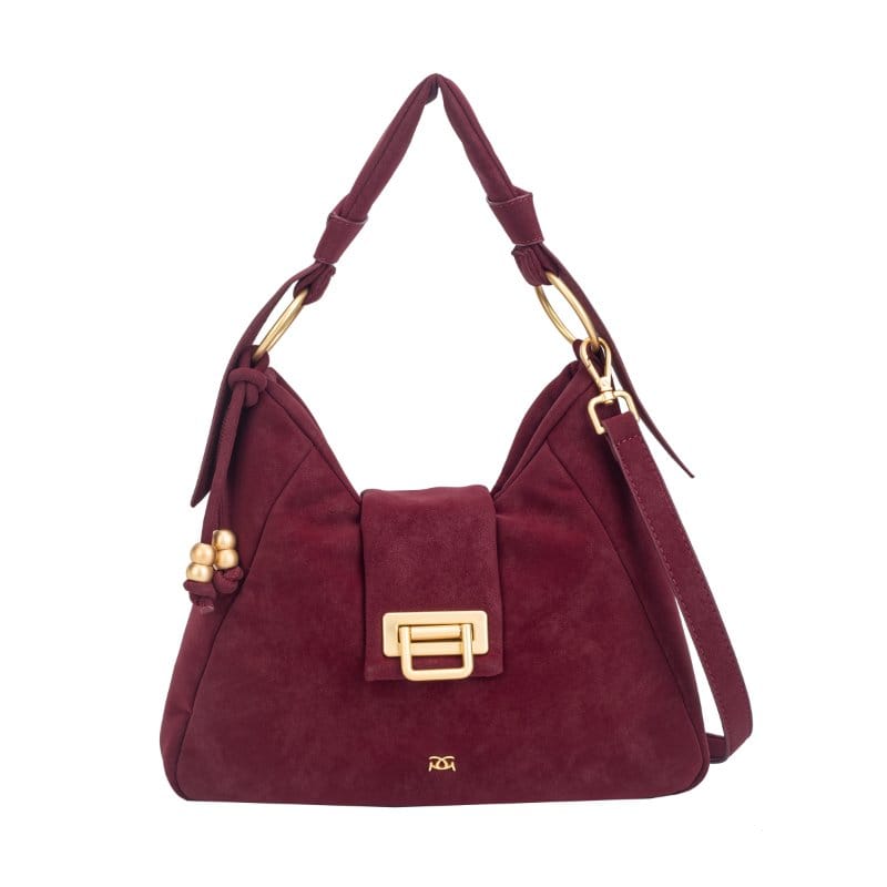 Gionni Womens BURGUNDY / ONE SIZE Gionni Womens Burgundy Ember Soft Shoulder Bag - 11G2905