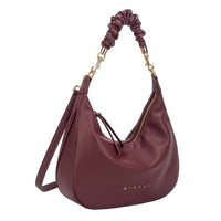 Gionni Womens BURGUNDY / ONE SIZE Gionni Womens Burgundy Musk Curved Hobo Bag - 11G2913