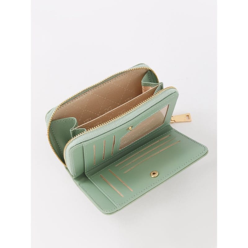 Gionni Womens Gionni Womens Jet 15cm Zip & Button Purse - 20G1257