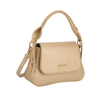 Gionni Womens GOLD / ONE SIZE Gionni Womens Gold Lily Flap Over Shoulder Bag - 18H1632