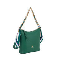Gionni Womens GREEN / ONE SIZE Gionni Womens Green Curved Zip Xbody Bag Seebreeze - 11G2745