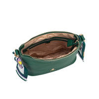 Gionni Womens GREEN / ONE SIZE Gionni Womens Green Curved Zip Xbody Bag Seebreeze - 11G2745